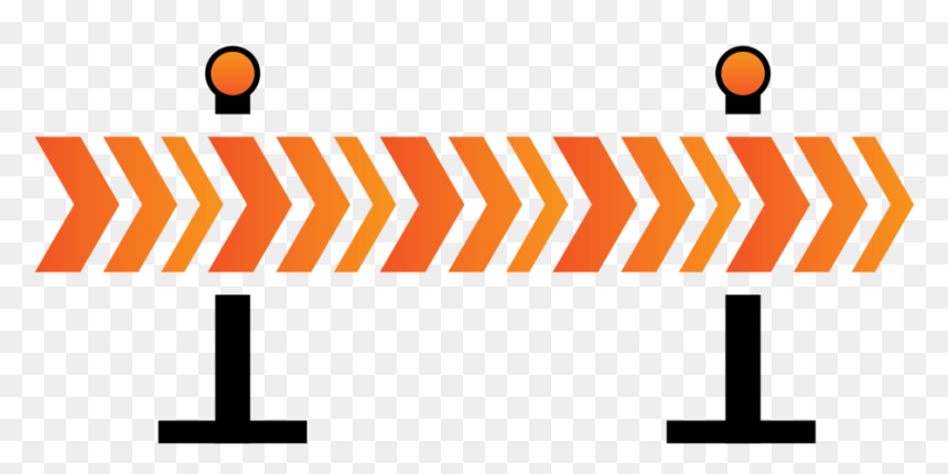 Fitz Forward Construction Barrier-01 - Construction Barrier Png, Transparent Png - barrier png