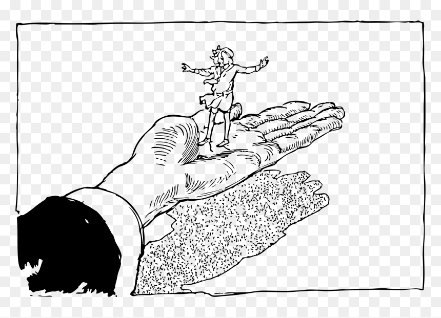 Little Girl In The Hand Clip Arts - Make Friend Forgive You, HD Png Download - girl hand png