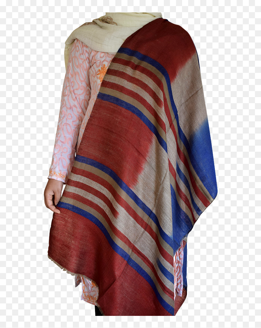 Gi Kashmir Pashmina Tri- Colour Khudrang Alternate - Stole, HD Png Download - tri colour png