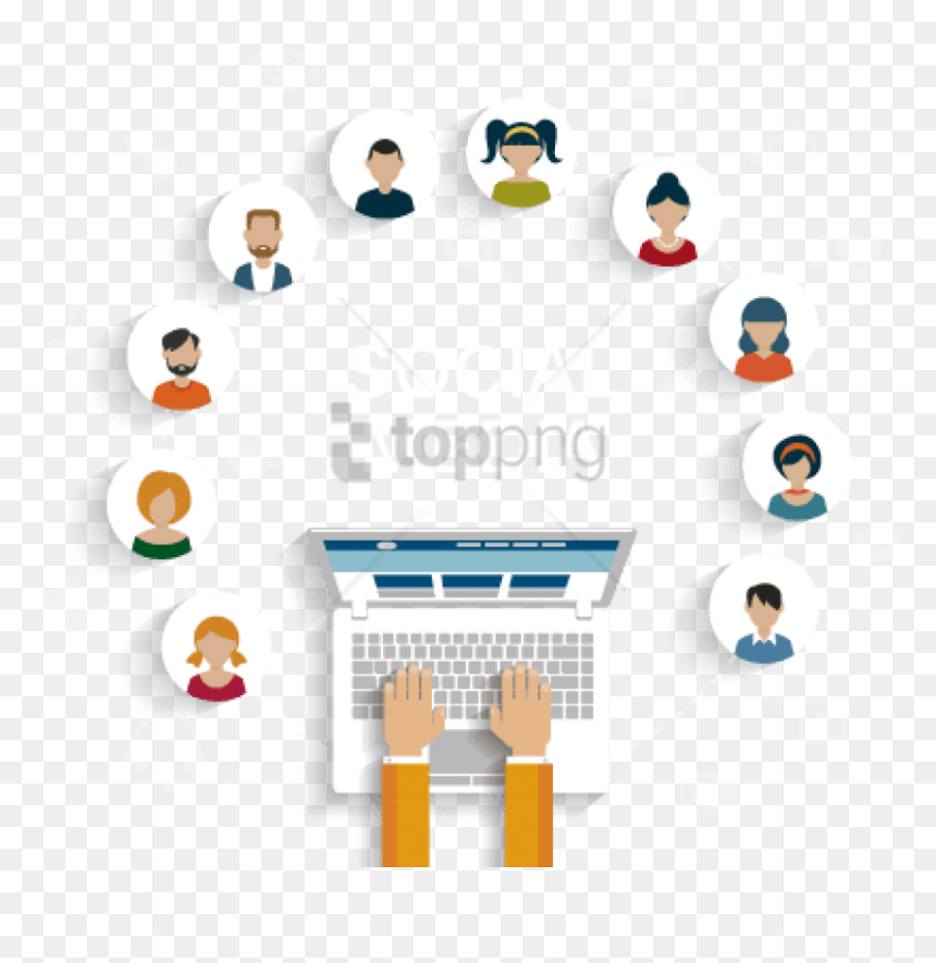 Free Png Download Dicari Social Media Marketing Png - Your Customer, Transparent Png - social network png