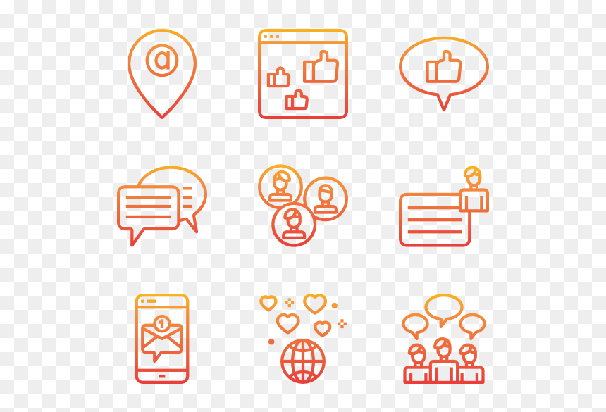 Icon, HD Png Download - social network png