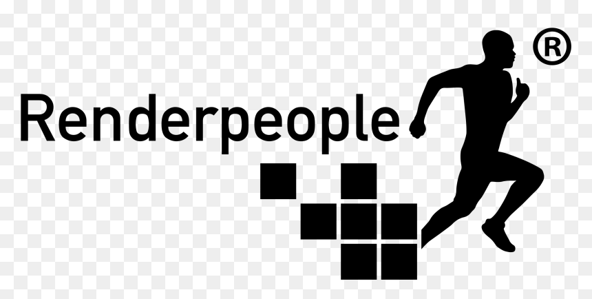 Render People Logo Png, Transparent Png - 3d white man png