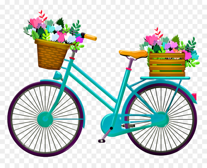 Stencil Bicicleta, HD Png Download - bike png background