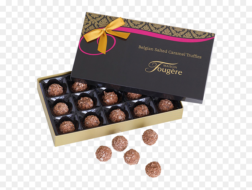 Salted Caramel Truffles - Bourbon Ball, HD Png Download - valentine single roses png