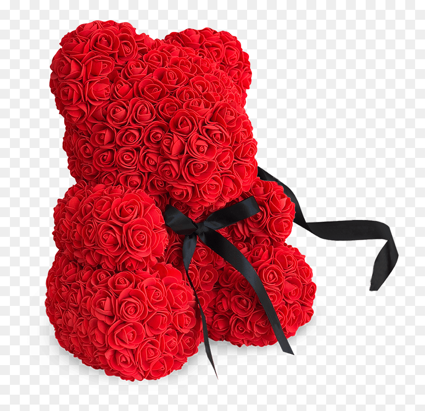 Misiek Z Kwiatów, HD Png Download - valentine single roses png