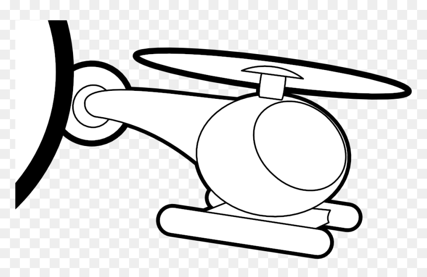Clipart Of Dominican, Hughes And Black Hawk Helicopter - Helicopter Rotor, HD Png Download - helicopter png images