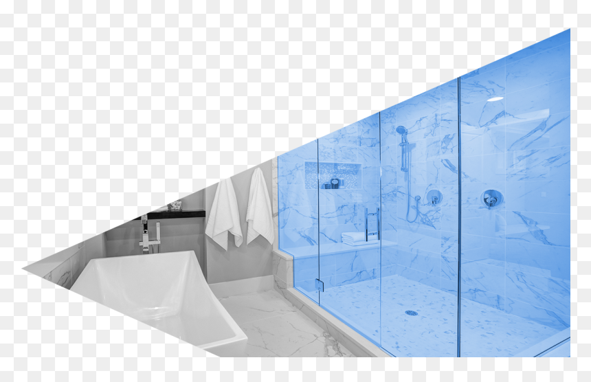 Shower Door - Luxglass - Walk In Shower, HD Png Download - glass railing png
