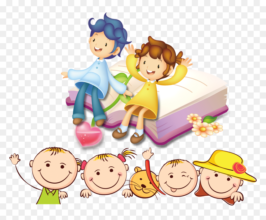 Cute Kids Cartoon Child Free Hd Image Clipart - Cute Free Cartoon Png, Transparent Png - kids cartoons png