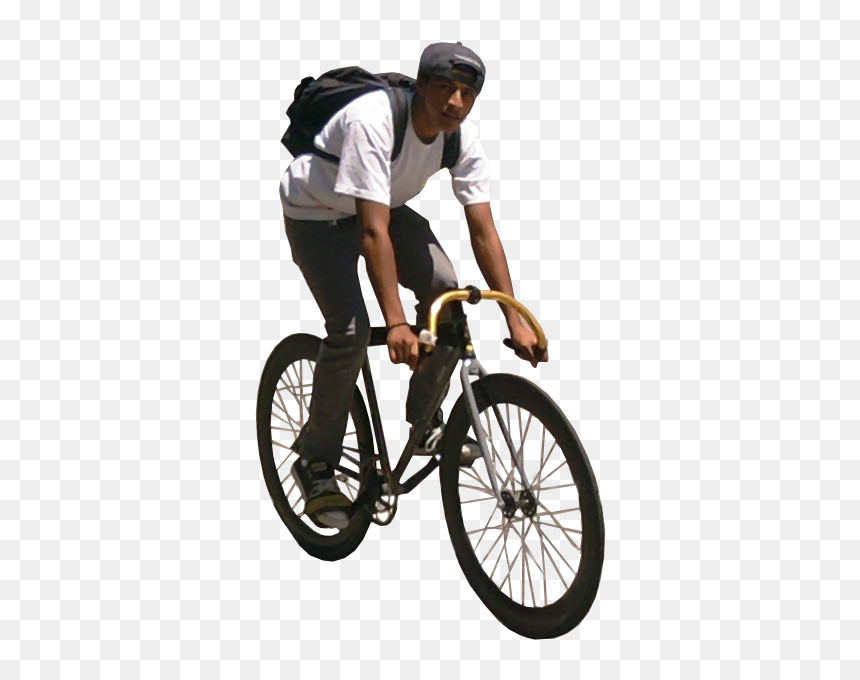 People In Bicicle Png, Transparent Png - png files people