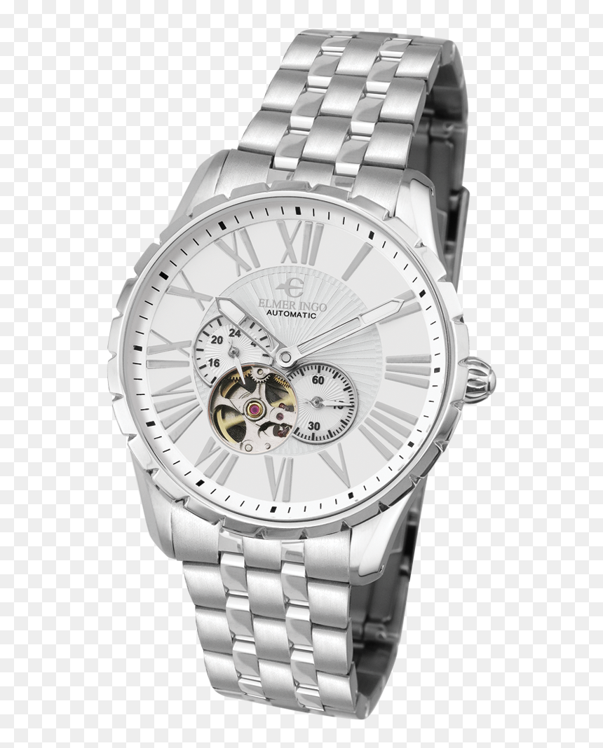 Elmer Ingo Arti Meccaniche White - Analog Watch, HD Png Download - gents model png