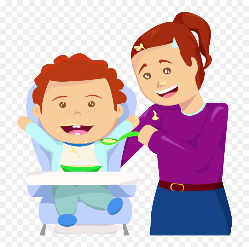 Free Mothers Clipart - Feed Clipart Png, Transparent Png - mother clipart png