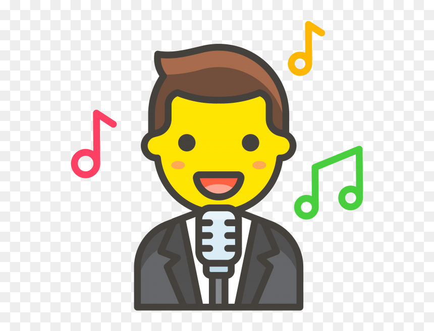 Singer Icon Png Clipart , Png Download - Office Worker Png, Transparent Png - singer clipart png