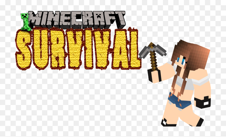 Thumb Image - Minecraft Let's Play Survival, HD Png Download - survival png