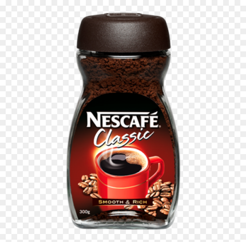 Coffee Jar Png Image - Nestlé Nescafé Classic Instant Coffee Jar, Transparent Png - coffee powder png