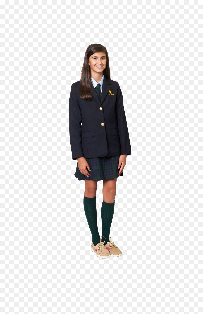 Girls Transparent Dress - Dress, HD Png Download - school dress png