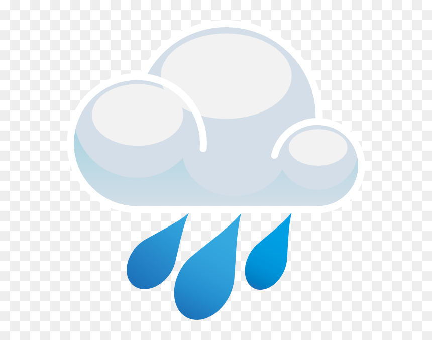 Clipart Of Cloud, Precipitation And Animated Cloud - Circle, HD Png Download - animated cloud png