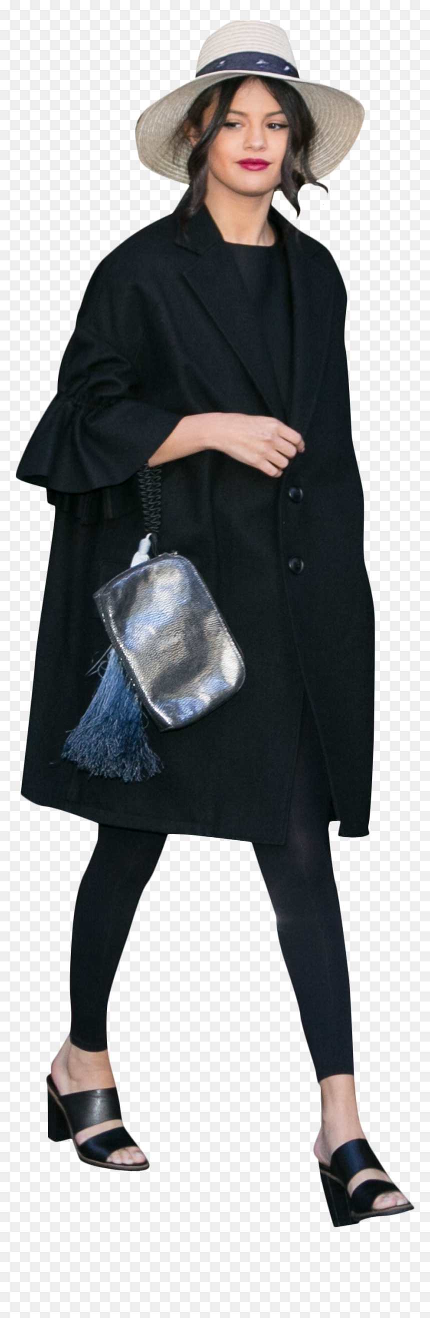 Selena Gomez Black Dress - Portable Network Graphics, HD Png Download - png pictures of selena gomez