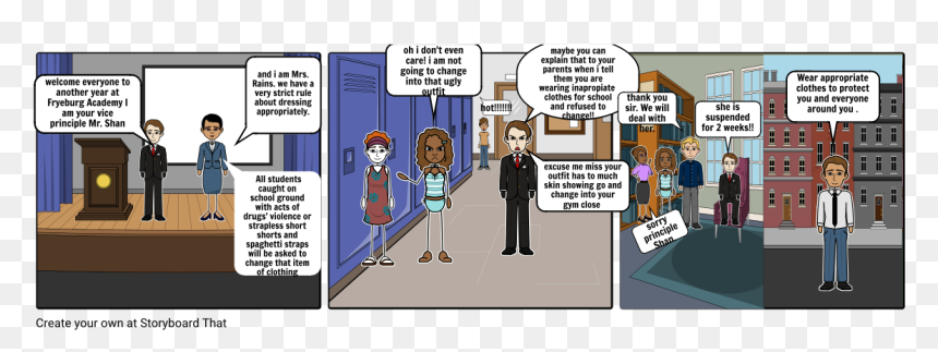 Cartoon, HD Png Download - school dress png