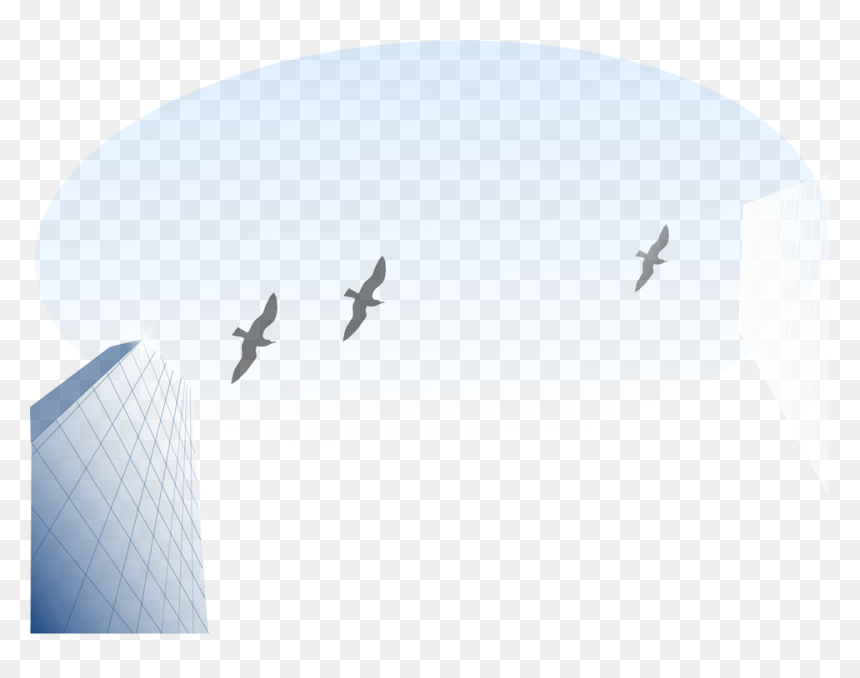 Flock, HD Png Download - office building silhouette png
