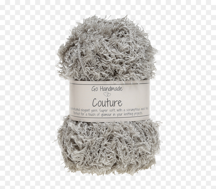 Light Grey - Garn Dirty Beige Couture - 10 X 50 Gram - Go Handmade, HD Png Download - glamour bike png
