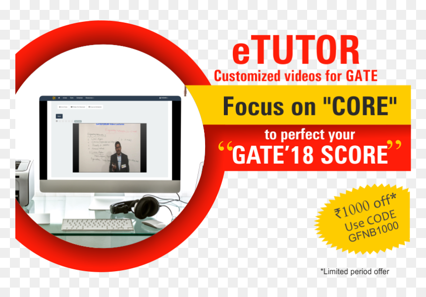 Etutor For Gate - Flyer, HD Png Download - limited period offer png