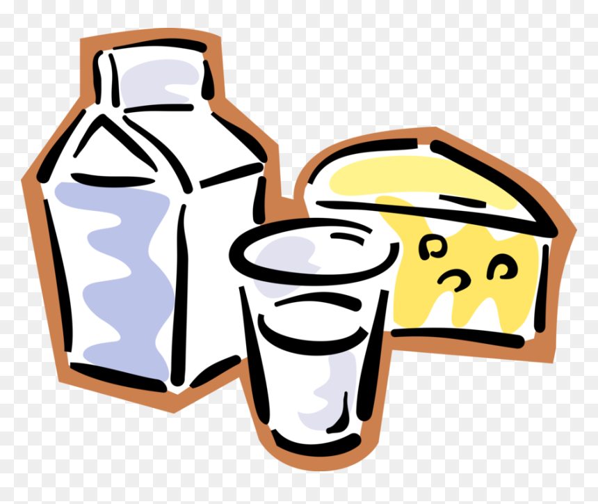 Dairy Clipart Dairy Food - Dairy Clipart, HD Png Download - cheese vector png