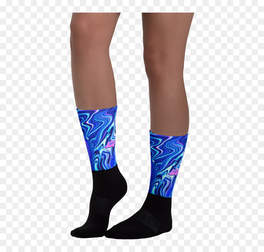 Sock, HD Png Download - pink swirl png