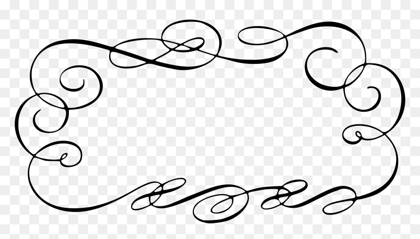Line Art, HD Png Download - book frame png