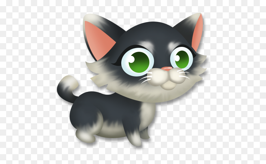 Domestic Short-haired Cat, HD Png Download - kitten clipart png