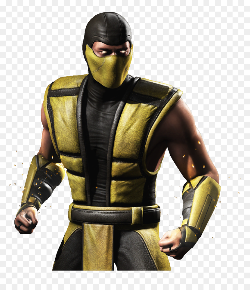 Scorpion Mortal Kombat Png, Transparent Png - liu kang png