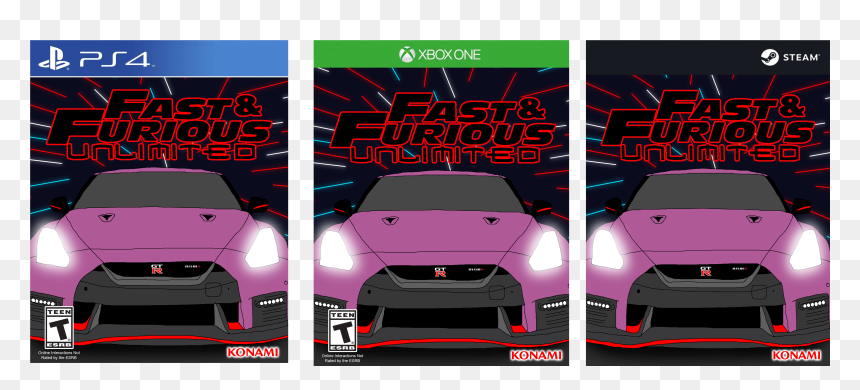 Playstation 4, HD Png Download - fast and furious png