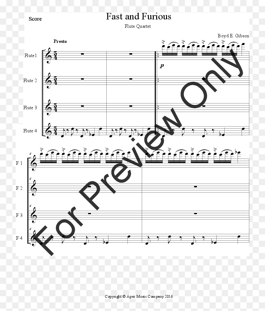 Sheet Music, HD Png Download - fast and furious png
