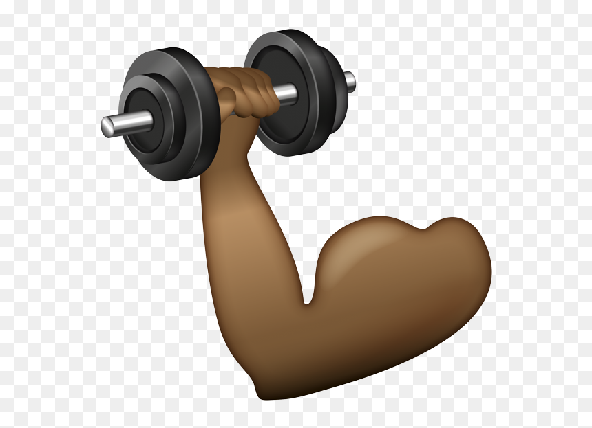 Weight Training, HD Png Download - flex emoji png