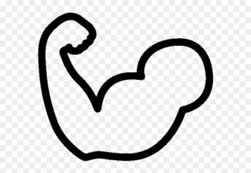 Biceps Clipart, HD Png Download - flex emoji png