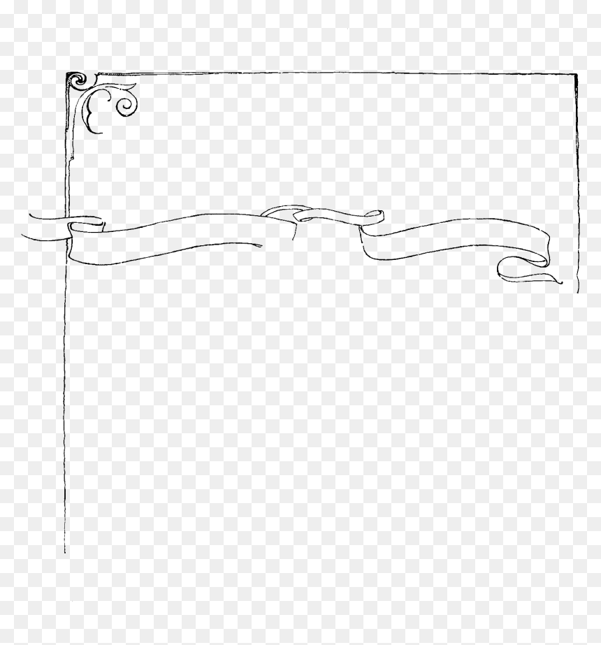 Line Art, HD Png Download - banner frame png