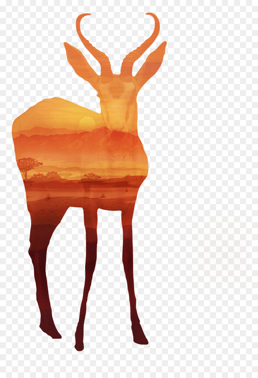 Reindeer, HD Png Download - deer tracks png