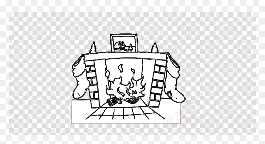 Nigeria Coat Of Arm Png, Transparent Png - christmas fireplace png