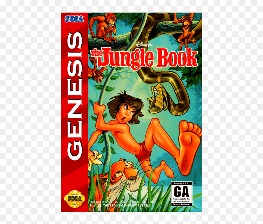 Jungle Book Sega Genesis, HD Png Download - jungle book png