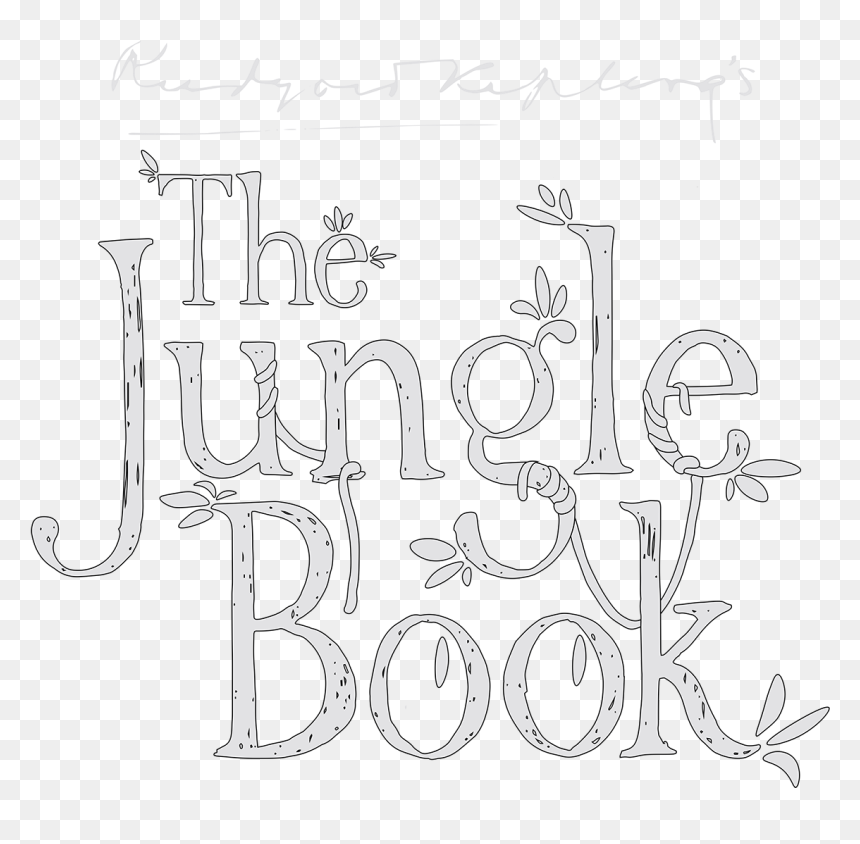 Line Art, HD Png Download - jungle book png