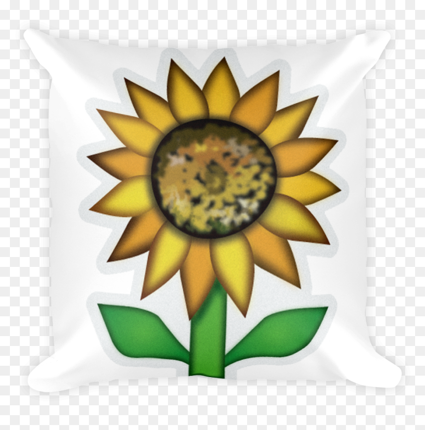 Emoji Girasol Whatsapp Png, Transparent Png - sunflower emoji png