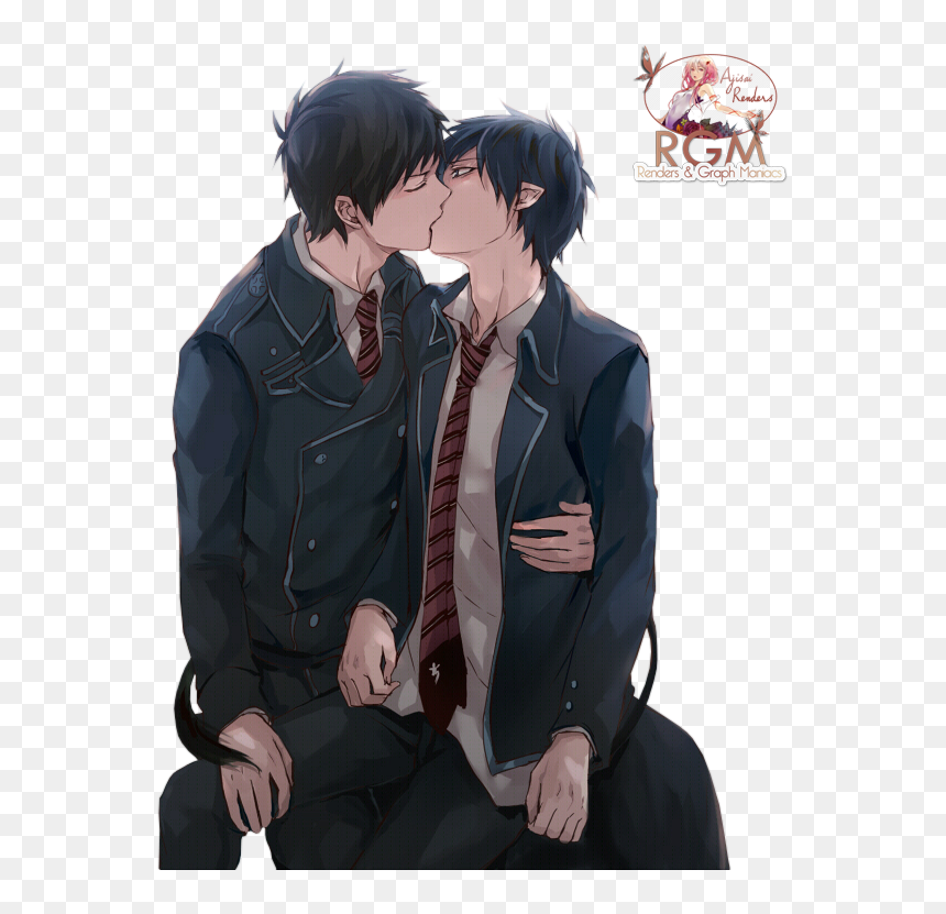 Okumura Rin X Yukio, HD Png Download - yaoi png
