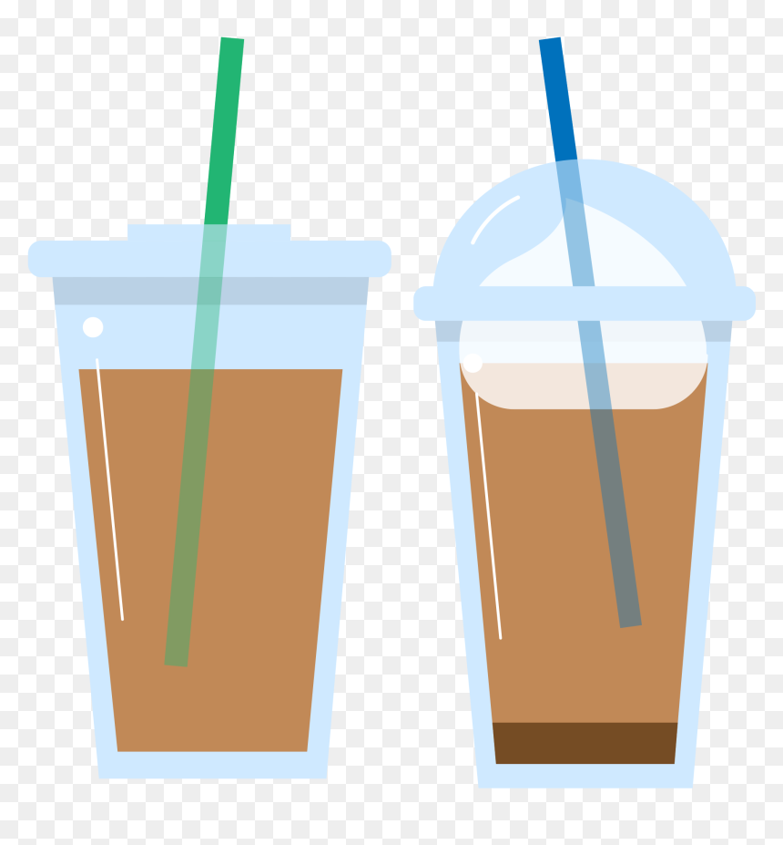 Cold Latte Vector, HD Png Download - ice cream vector png
