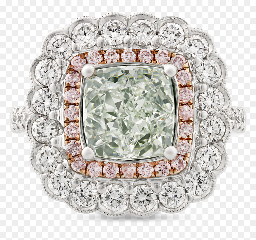 Engagement Ring, HD Png Download - green diamond png