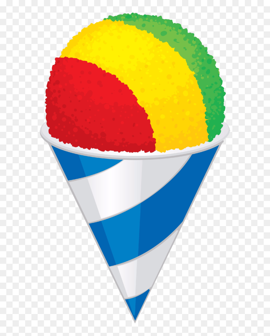Clip Art Snow Cone, HD Png Download - ice cream cone clipart png