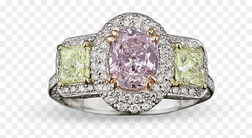 Ring Green Diamond, HD Png Download - green diamond png