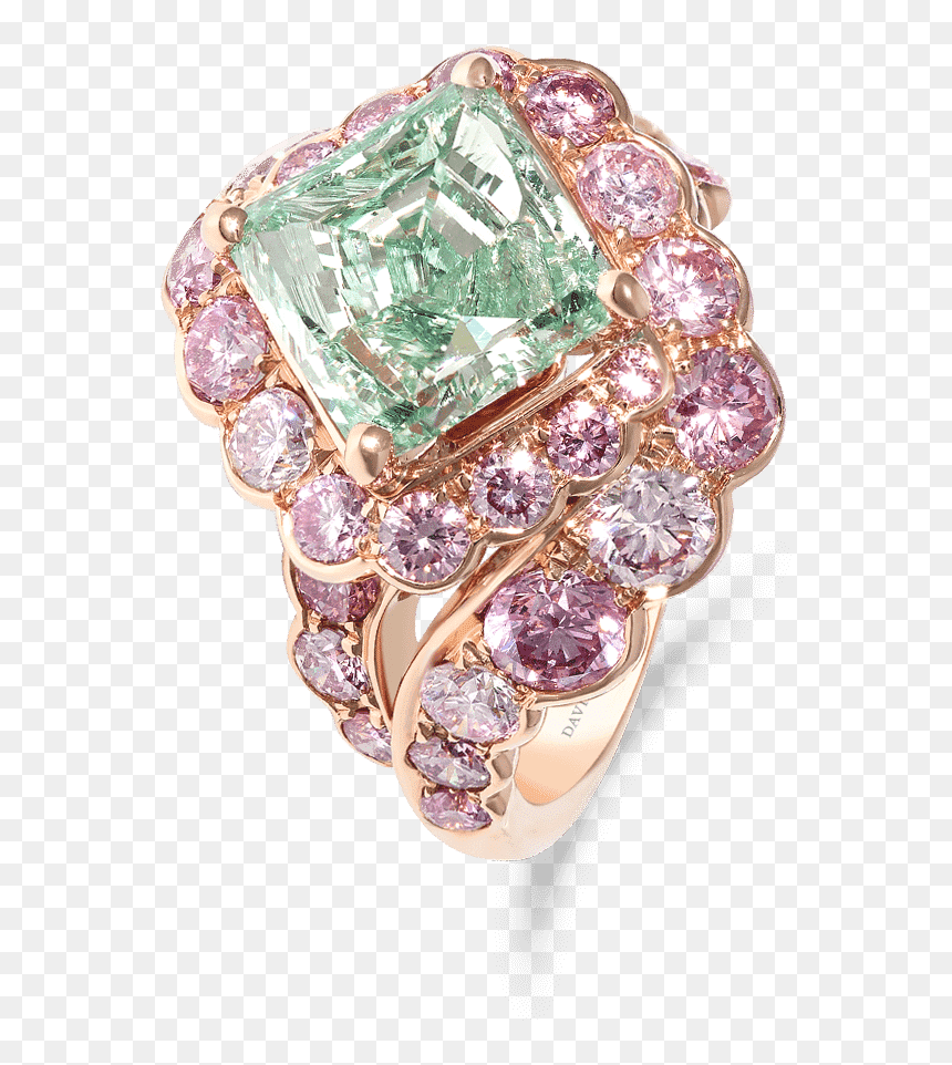 Engagement Ring, HD Png Download - green diamond png