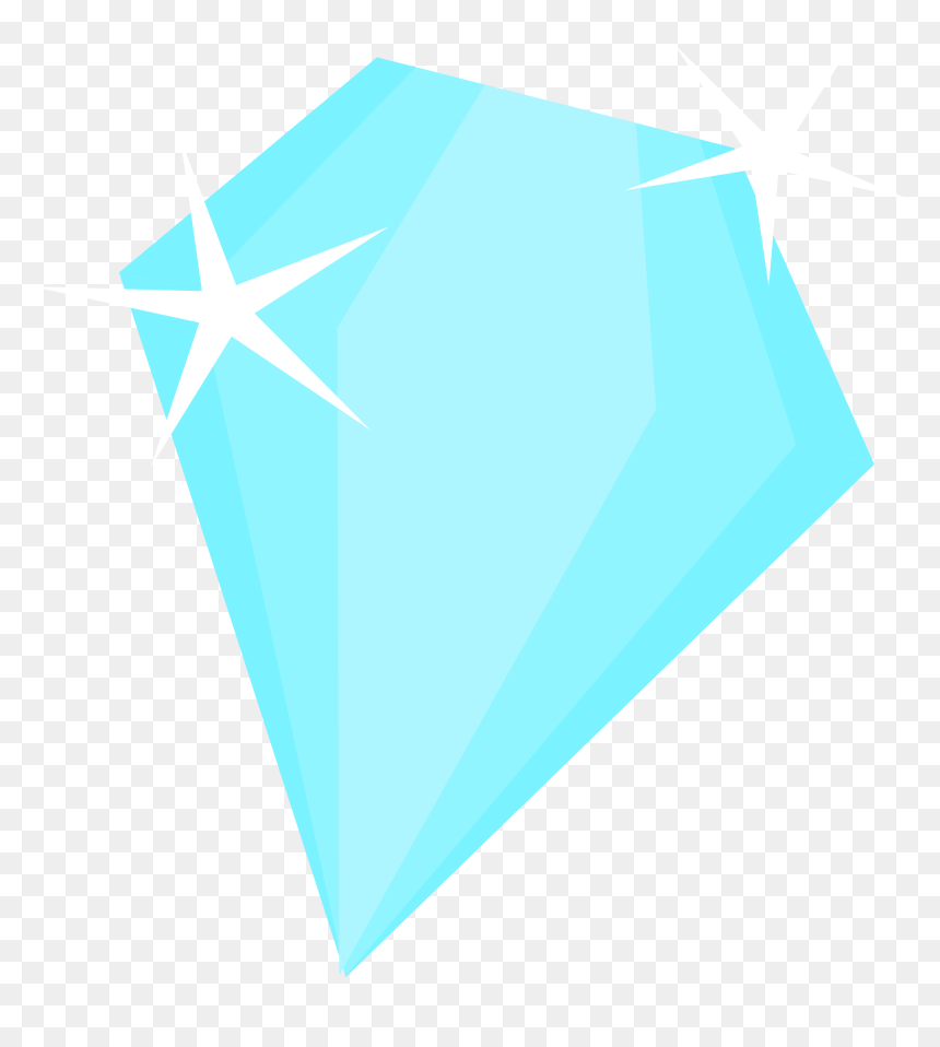 Blue Diamond Clipart Png, Transparent Png - green diamond png