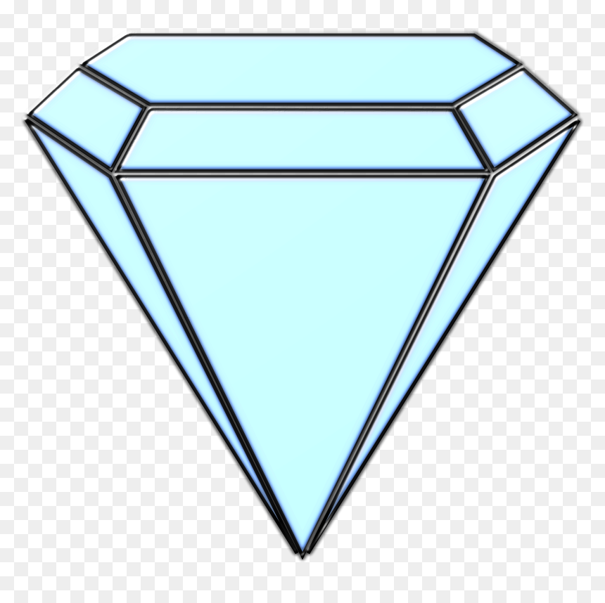 Light Blue Diamond Clip Art, HD Png Download - green diamond png