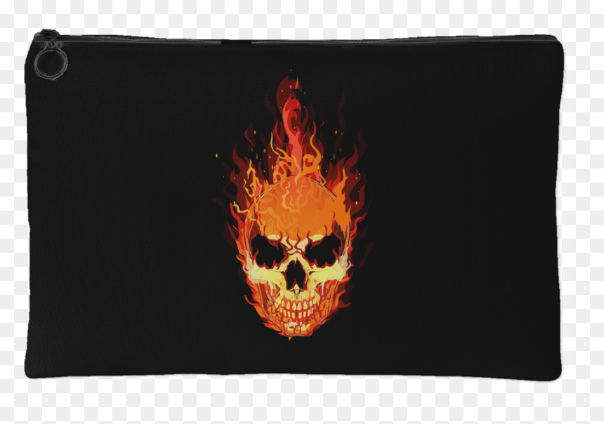 Skull, HD Png Download - flaming skull png