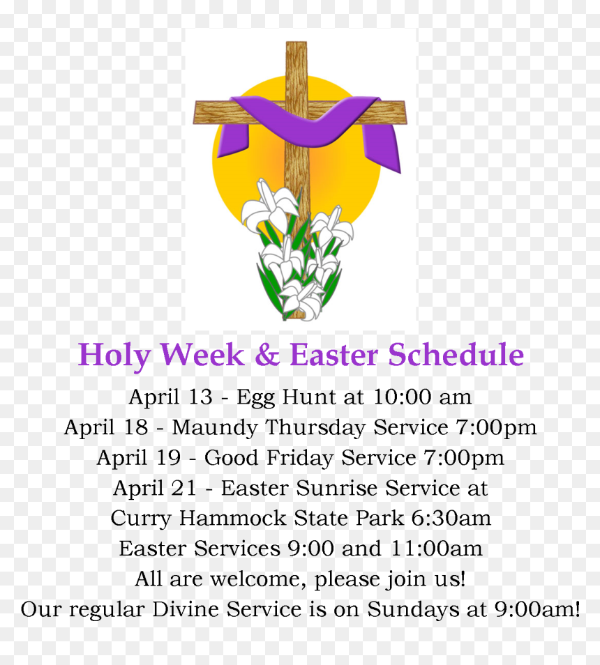 Easter Service Clip Art, HD Png Download - mardi gras beads border png